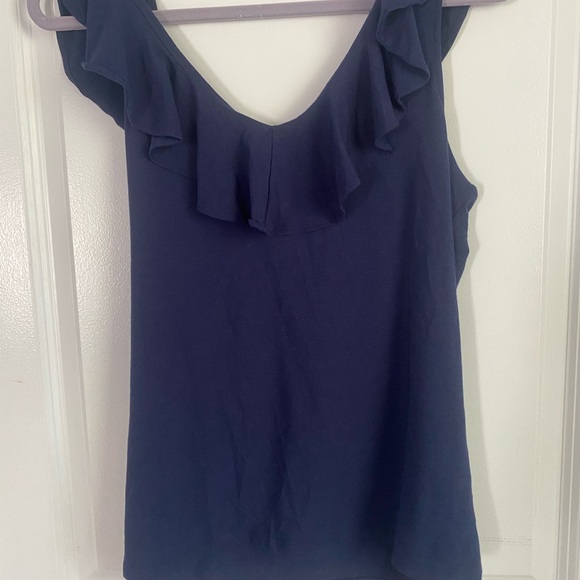 Lily Pulitzer Navy Blue Blouse - Picture 3 of 4